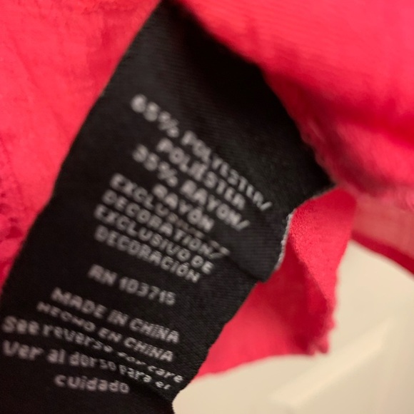 Zac & Rachel Women's Pink Blouse 1x EUC - Picture 3 of 4